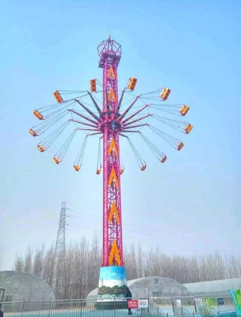 55米高空飛翔